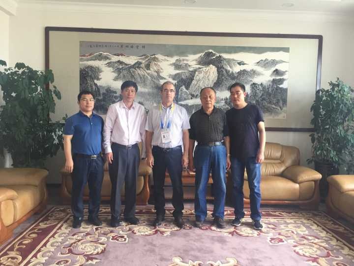 副校长郭翔宇接见俄罗斯国立土地规划大学副校长瓦西里